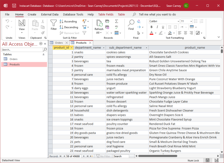 SQL for accounting and finance professionals – Sean Carney